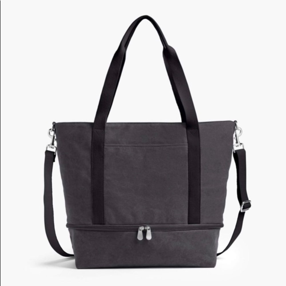 Lo & Sons Catalina Deluxe Tote (Grey & Black) NWOT